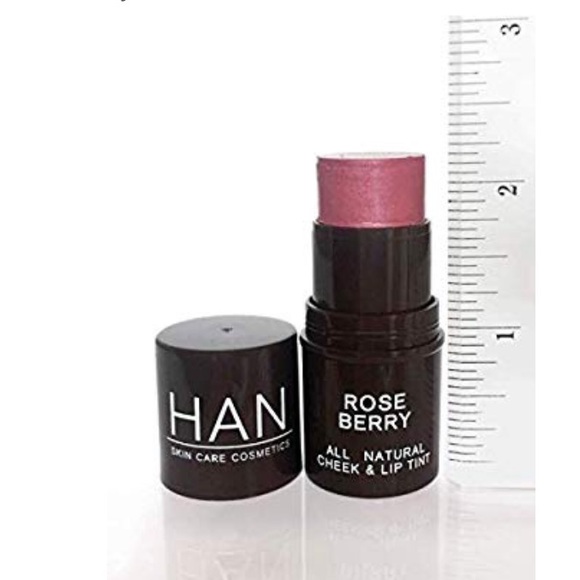 Han Rose Berry all natural cheek & lip tint NWOT - Picture 3 of 5